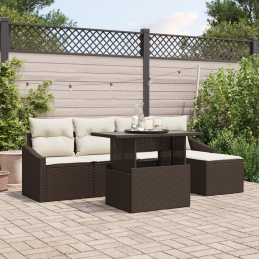 6-teiliges Garten-Sofa-Set...