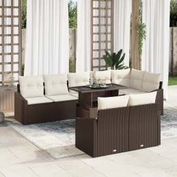 9-teiliges Garten-Sofa-Set...