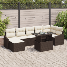8-teiliges Gartensofaset...