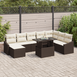 9-teiliges Garten-Sofa-Set...