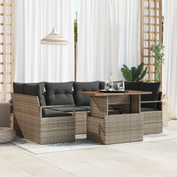 7-teiliges Garten Sofaset...