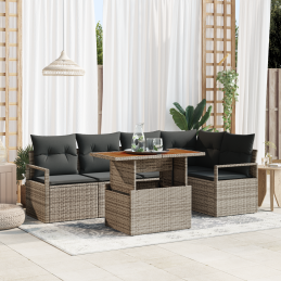 6-teiliges Garten Sofa Set...