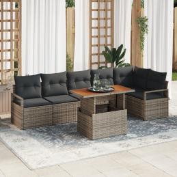 7-teiliges Garten Sofa Set...