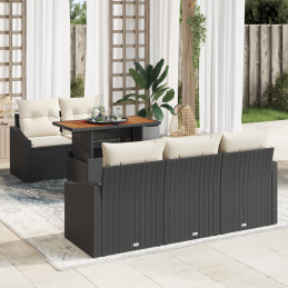 6-teiliges Garten-Sofa-Set...