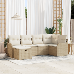 6-teiliges Garten Sofa Set...