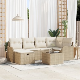 7-teiliges Garten-Sofa-Set...