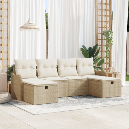 6-teiliges Garten-Sofa Set...