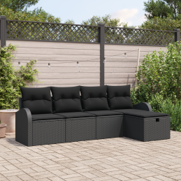 5-teiliges Garten-Sofa-Set...