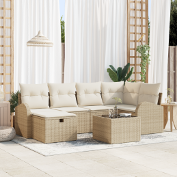 7-teiliges Garten Sofa Set...