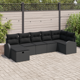 7-teiliges Gartensofa-Set...