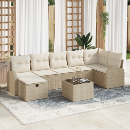 8-teiliges Garten-Sofa-Set...