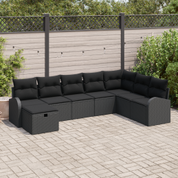 8-teiliges Garten-Sofa-Set...