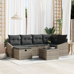 7-teiliges Garten-Sofaset...