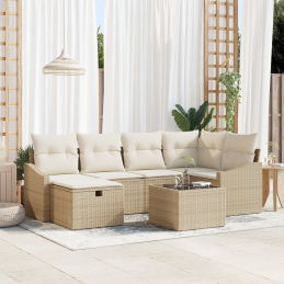 7-teiliges Garten Sofa Set...