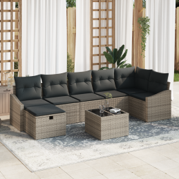 8-teiliges Garten-Sofa-Set...
