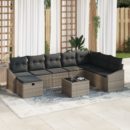 9-teiliges Garten Sofaset...