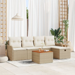6-teiliges Garten Sofa Set...