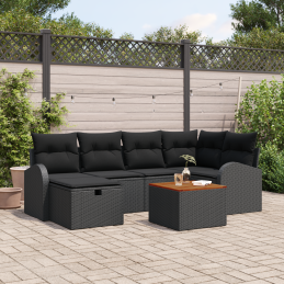 7-teiliges Garten-Sofaset...
