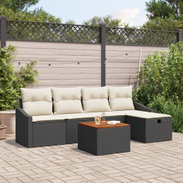 6-teiliges Garten-Sofa-Set...