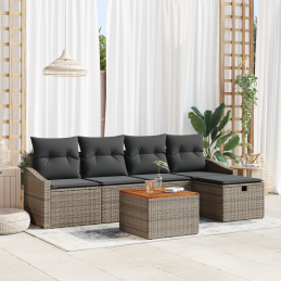 6-teiliges Garten Sofa Set...