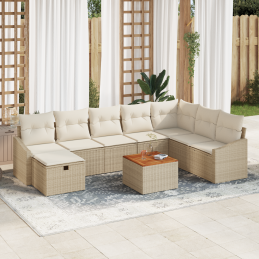 9-teiliges Garten-Sofa-Set...