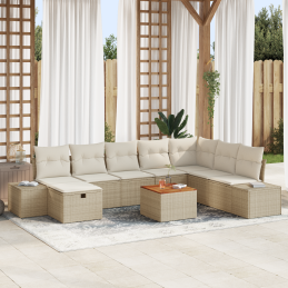 9-teiliges Garten-Sofa-Set...