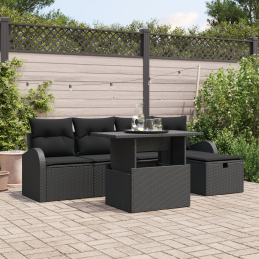 6-teiliges Garten-Sofa-Set...