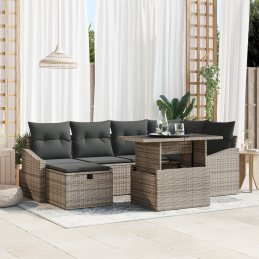 7-teilige Garten-Sofa-Set...