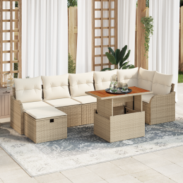 8-teiliges Garten Sofa Set...