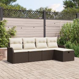 5-teiliges Garten-Sofa-Set...