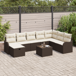 9-teiliges Garten-Sofa-Set...
