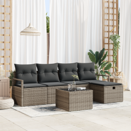 6-teiliges Garten-Sofa Set...