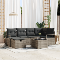 7-teiliges Gartensofa-Set...
