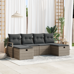 6-teiliges Garten Sofa Set...