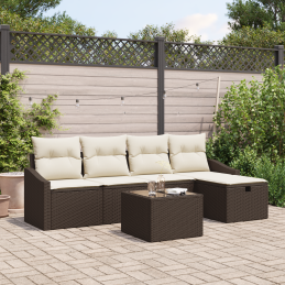 6-teiliges Garten-Sofa-Set...