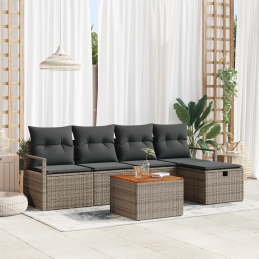 6-teiliges Garten Sofa Set...