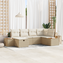 6-teiliges Garten Sofa Set...