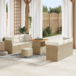 9-teiliges Garten-Sofa-Set...