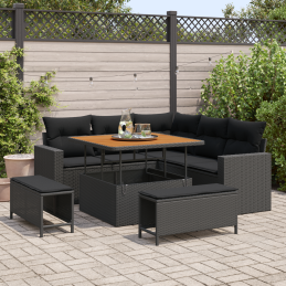 8-teiliges Garten-Sofa-Set...