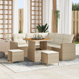 8-teiliges Garten-Sofaset...