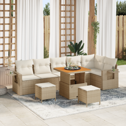 9-teiliges Garten-Sofa-Set...