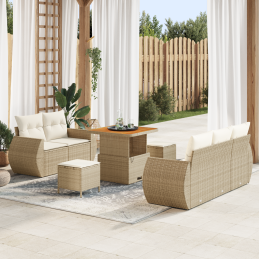 8-teiliges Garten-Sofa-Set...