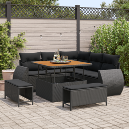 8-teiliges Garten-Sofaset...
