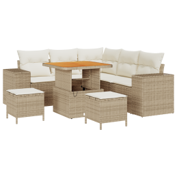 8-teiliges Garten-Sofa-Set...