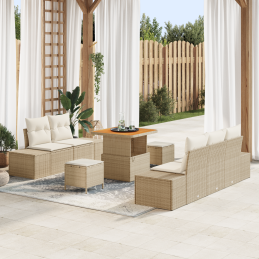 8-teilige Garten-Sofa-Set...