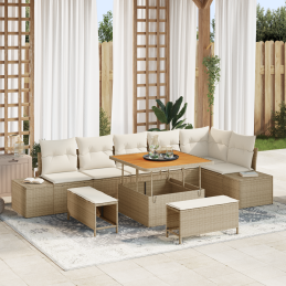 9-teiliges Garten Sofa Set...