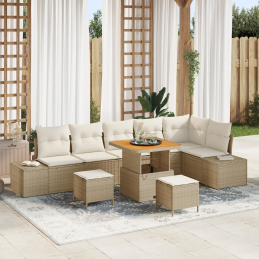 9-teiliges Garten Sofa Set...