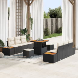 9-teiliges Garten-Sofa-Set...