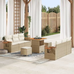 9-teiliges Garten-Sofa-Set...
