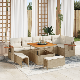 9-Teiliges Garten Sofaset...